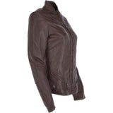 Leather Jacket Mid Brown/nap: NIBI 2