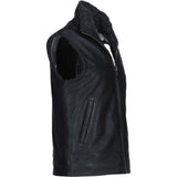 Ashwood Men's Leather Waistcoat Black: SIGMA