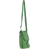 Ashwood Leather Smartphone Crossbody Bag Fern: York