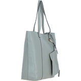 Ashwood Leather Shoulder Bag with Detachable Pouch Sage: 64454