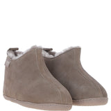 Fenland Classic Suede Sheepskin Bootie Slippers Taupe: DARWIN