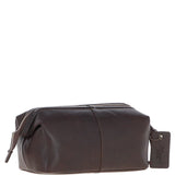 Ashwood Vintage Leather Washbag Brandy: Q-47