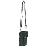 Ashwood Leather Crossbody Smart Phone Bag Green: D-99