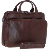 Ashwood Leather Men’s Messenger Laptop Bag Chestnut: S-63