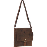 Vintage Elegance Leather Handbag Mud/brown: Malvern