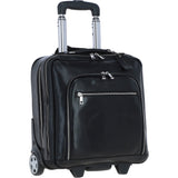 Ashwood Leather Business Trolley Bag Black: PL-51