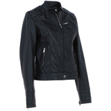 Leather Jacket Black: NANCY