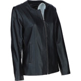 Ladies Ashwood Leather Casual Jacket Black: AWL-881