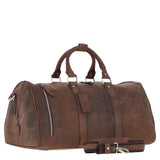 Classic Leather Weekend Bag Brown: Q-46