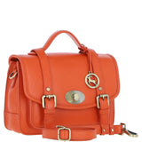 Stylish Ashwood Leather Large Satchel Bag Orange: Y-63