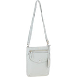 Ashwood Leather Crossbody Bag Ice Grey: CB-5