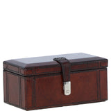 Ashwood Luxury Leather Dual Watch & Bracelet Storage Box Chestnut: LF-119