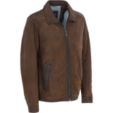 Trapper Mens Leather Jacket Brown 27: no1