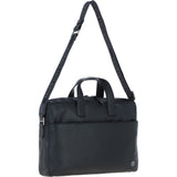 Brampton Leather Men's Laptop Bag Black: 64547