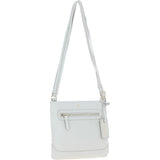 Ashwood Leather Smart Crossbody Bag Ice Grey: 64638/cb-9