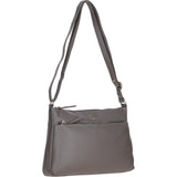 Ashwood Ladies Leather Shoulder Bag Taupe: AJ2