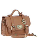 Stylish Ashwood Leather Medium Satchel Bag Butterscotch: Y-62