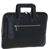 Ashwood Leather Mens Laptop Handle Bag Black: PL-45