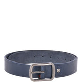Mens Leather Belt Navy: AB-05