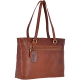 Large Vintage Leather Handbag Honey – G29