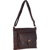 Vintage Medium Leather Shoulder Bag Brandy – G23
