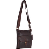 Vintage Small Leather Shoulder Bag Brandy – G20