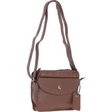 Ashwood Leather Ladies Crossbody Bag Cognac: Glasgow