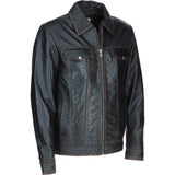 Ashwood Leather Bomber Jacket Black Ruboff: 1896