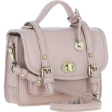 Stylish Ashwood Leather Small Satchel Bag Beige: Y-61