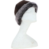 Ladies Luxury Sheepskin Hat Brown/Brissa: KB-496