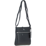 Ashwood Women's Leather Shoulder Bag Black: Edinburgh