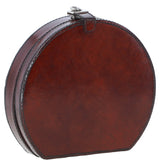 Ashwood Leather's Luxury Jewellery Box small Chestnut: LF-163