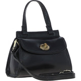 Ashwood Small Leather Grab Bag Black: V-82
