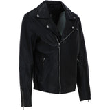 Brampton London Men's Real Leather Biker Jacket Black: BLM F-35