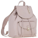 Ashwood Genuine Leather Compact Backpack Beige: Y-57