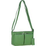 Ashwood Leather Crossbody Bag Fern: Iverness