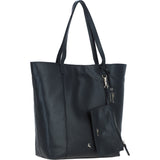 Ashwood Leather Shoulder Bag with Detachable Pouch Black: 64454