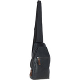 Exquisite Ashwood Leather Sling Bag Black: F-88