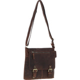 Rustic Charm Leather Handbag Mud/brown: Cheltenham