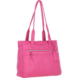 Sleek & Spacious Shoulder Bag Hot Pink: London
