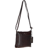 Stylish Ashwood Leather Crossbody Bag Brown: Ava