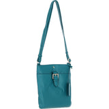 Ashwood Leather Smart Tab Cross Body Bag Deep Lake: 63621/Tab