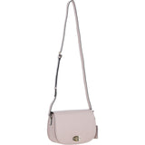 Ashwood Leather Crossbody Bag with Twist Lock Beige: 64787
