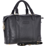 Leather Vintage Laptop Work Bag  Black : G-34