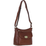 Ashwood Leather Crossbody Bag Tan: M-86