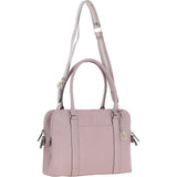Ashwood 3 Section Large Leather Handbag Wood Rose: X-39