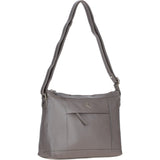 Ashwood Ladies Leather Shoulder Bag Taupe: AJ1