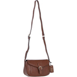 Ashwood Leather Crossbody Bag 2 Tone Tan: 64434