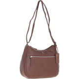Ashwood Leather Ladies Hobo Shoulder Bag Cognac: Shannon