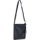 Ashwood Leather Curve Pocket Crossbody Bag Black: 63620
